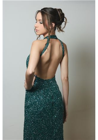 Vestido Ahiany Verde Jade