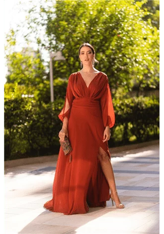 Vestido quila Terracota