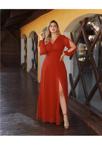 Vestido quila Terracota