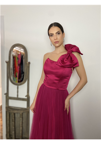 Vestido Astrid Fucsia