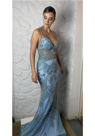 Vestido Barcelona Azul Serenity