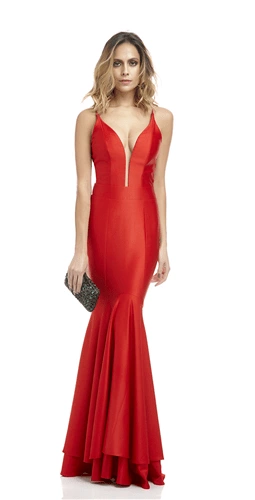 Vestido Candice Alfaiataria - Vermelho