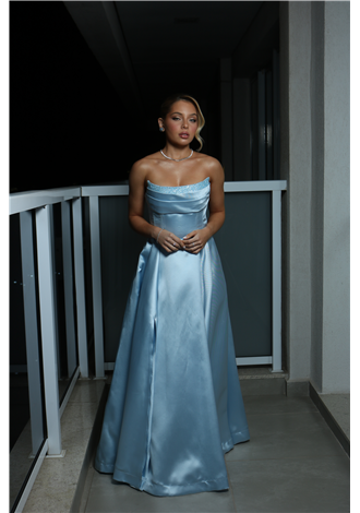 Vestido Cinderela Azul Beb
