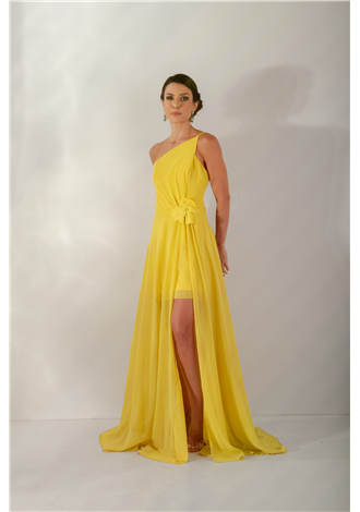 Vestido Deisi - Amarelo