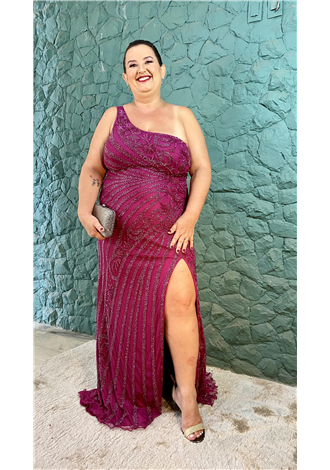 Vestido Francine Fcsia