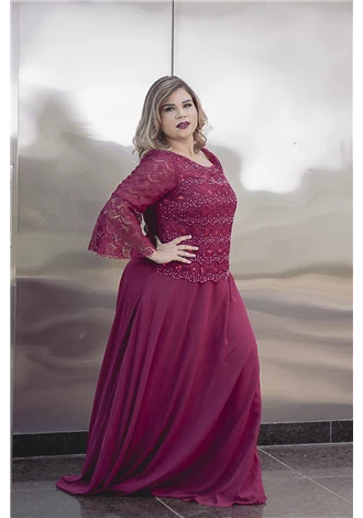 Vestido Lily Marsala