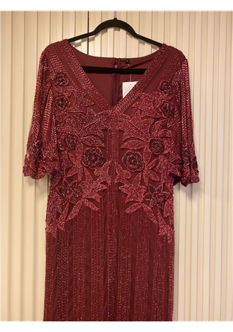 Vestido Madalena Marsala