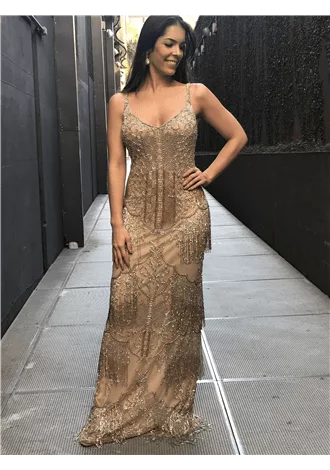 Vestido Maris Dourado