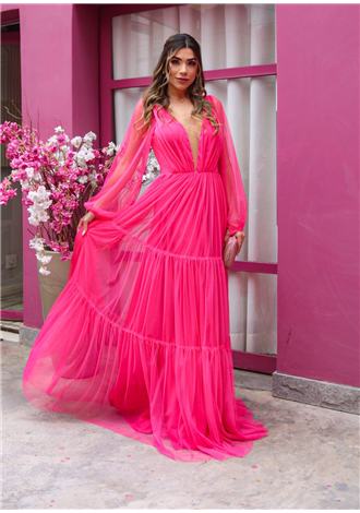 Vestido Peonia Rosa Pink